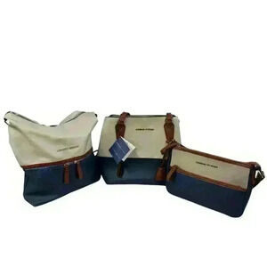 Adrienne Vittadini TOTE HANDBAG & CROSSBODY PURSE “Lexington Pebble Collection"